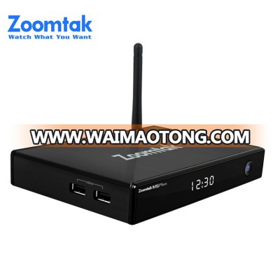 Factory price black aluminum housing 4k android ott amlogic s905x tv box