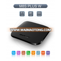 High quality android tv box 7.0 smart Wifi 4k 1g+8g M8S Pro w smart ott tv box