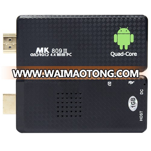 Android TV stick MK809 III RK3128 Quad Core 2GB RAM/16GB ROM Bluetooth Android 5.1 Mini PC