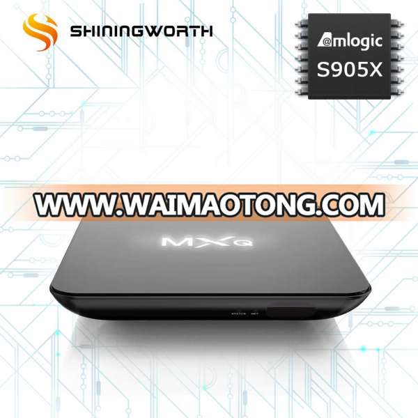 most selling MXQ Pro Amlogic S905X Quad Core 1G 8G KODI 17.1 single wifi Android Smart TV BOX