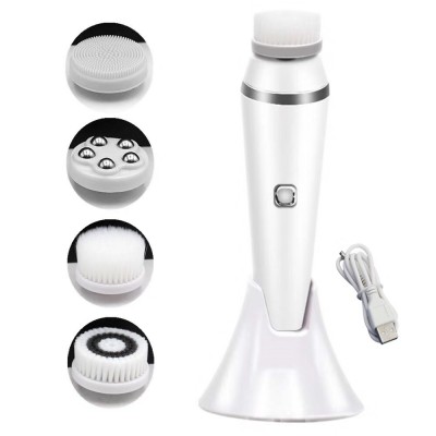 Multi-Mode Cleaning 4 Brush Heads Face Brush Electric